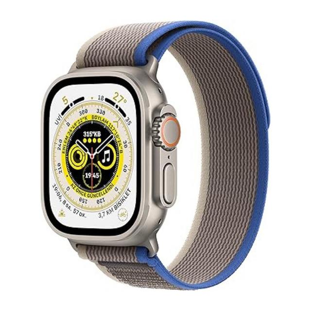 Apple Watch Ultra Mavi+Gri