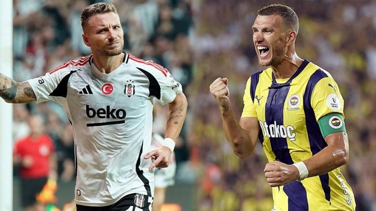 Beşiktaş-Fenerbahçe derbisi öncesi forvetin performansı dikkat çekti! Immobile ve Dzeko ön planda…