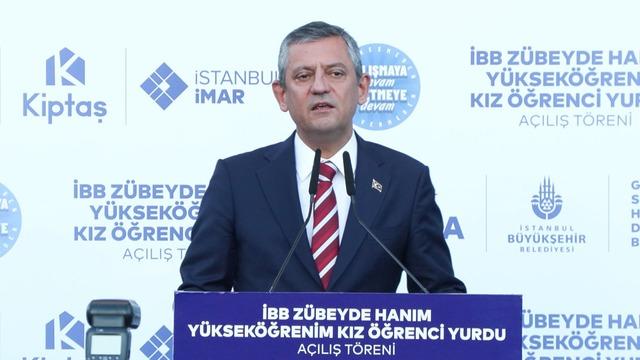 Özgür Özel Şişli 4'teki kız öğrenci yurdunun açılış törenine katıldı
