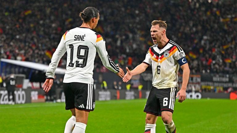 Galatasaray forması giyen Leroy Sane, Almanya’nın Slovakya ile oynadığı Dünya Kupası Elemeleri maçının ilk yarısında 2 gol kaydetti! –